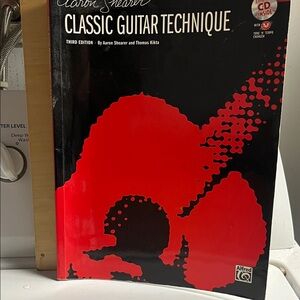 Alfred Classic Guitar Technique Book - Red and Black